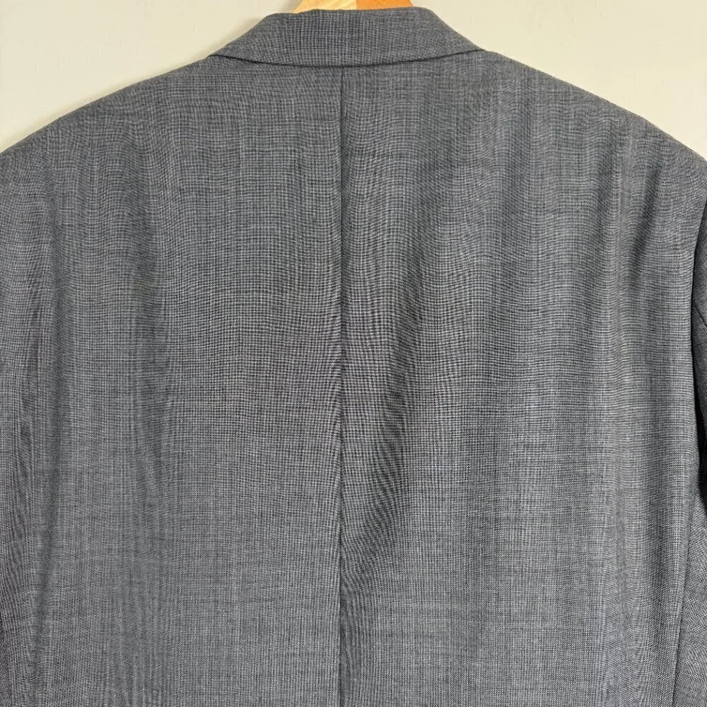 Michael Kors Wool Sport Coat Dinner Jacket Blazer Men 44L Gray Career Formal NWT